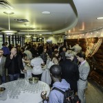 The crowd at the reception before the panel event on the evening of September 19. Moderated by President David Barnard, a panel of urban design professionals tackled the topic, “What should universities do for their cities?” All speakers were members of the jury for the Visionary (re)Generation Open International Design Competition.