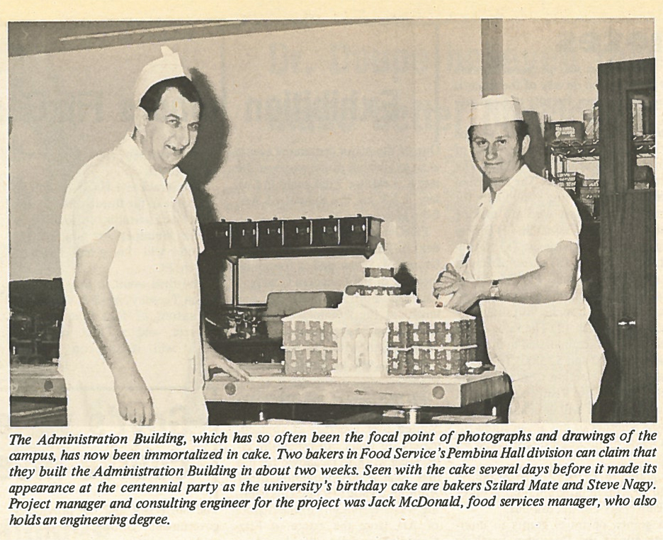 Centennial cake, 1977.