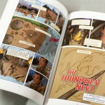 From Mazinbiige, Indigenous graphic novel collection. // Photo by Katie Chalmers-Brooks