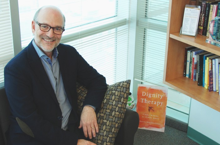 Harvey Chochinov, psychiatry, Faculty of Medicine, in his office.