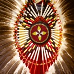 Headdress from PowWow, Graduation 2013-74