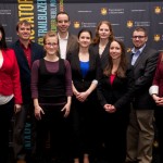 L-R: Finalists Havva Filiz Koksel, Michael Minor, Corrie Allan, Chris Wiebe, Emma Hauch, Andrea Edel, Olivia Sylvester, Markus Ziesmann and Stephanie Caligiuri