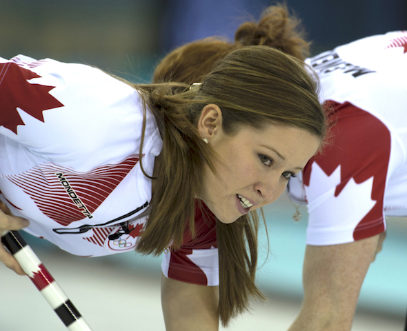 Sochi Ru.Feb12-2014.Winter Olympic Games.Team Canada,third Kaitlyn Lawes.WCF/CCA/michael burns photo