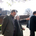 Poet Micheal O'Siadhail at Cambridge. // Photo by Pilar Timpane.