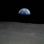 The Apollo 16 crew captured this Earthrise. Apollo 16 launched on April 16, 1972 and landed on the moon on April 20. / Photo: NASA