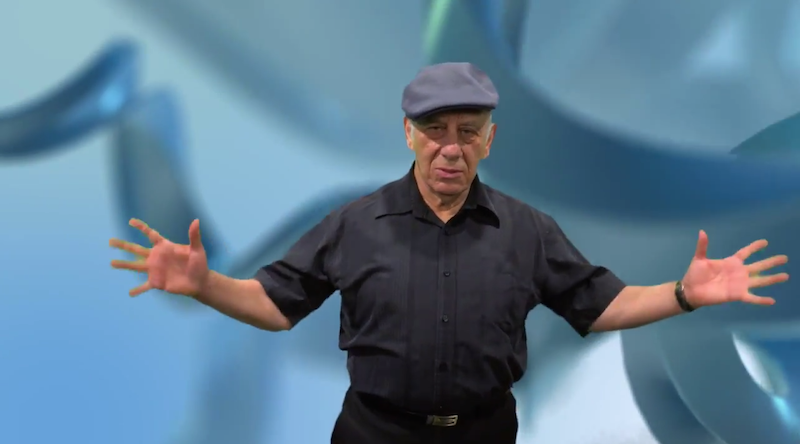 Michael Eskin rapping