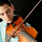Gregory Lewis plays the violin