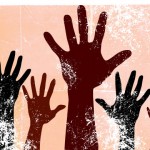Hands raised