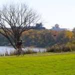 Cycling through the Southwood Lands