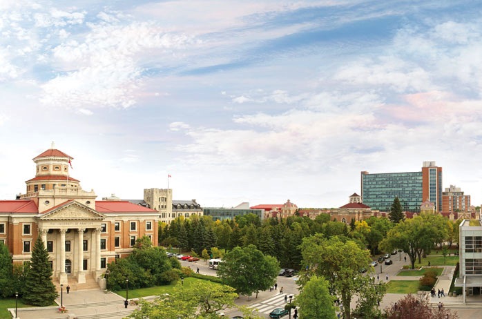 Panorama of the admin building