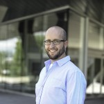 Faculty of Education student Phil Cook, whose poster won first place in the Creative Works category in last year's Undergraduate Research Poster Competition.