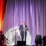Dr. Brian Postl, Dean and Vice-Provost (Health Sciences) at the 2014 Induction Ceremony held in Kingston, Ontario.