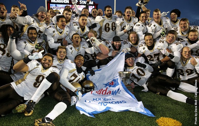 Bison Football wins 2014 Hardy Cup