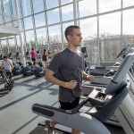 Working out at the Active Living Centre