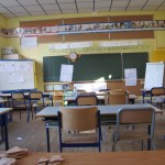 Elementary classrom in Orleans, France. Photo by Brittney Kosowan.