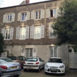 Photo of the front of the home where two of the four exchange students are living in Orleans, France. Photo by Veronica Rondeau.