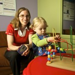 Melanie Soderstrom with her daughter