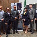 (L-R): Michael Weinstein (National Representative and Co-Coach), Shimon Leibl (Canada 1), Andrew Slough (Canada 1), Heather Wadsworth (Canada 2), Andrew Torbiak (Canada 2), and John Pozios (Faculty Representative and Co-Coach). Absent (they didn’t travel with us): Vivian Hilder and Steven Meltzer (both assisted in training and preparing the teams during various points at the local, regional, U.S. national, and international levels).