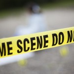 yellow crime scene tape.