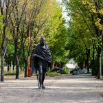 Statue of Mahatma Gandhi at The Forks