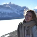 Jenna North in the mountains