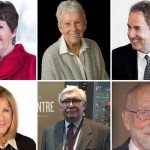 Top row (L-R) Bonnie Buhler, Susan Lewis and Gerald Schwartz Bottom row (L-R) Heather Reisman, Bryce Douglas and Paul Henteleff