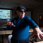 Not only does Michael-Eskin, a professor and researcher, rap for his students a cappella, he has a beat-heavy music video to accompany his song.