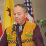 ELDER-IN-RESIDENCE NORMAN MEADE SPEAKS AT THE GATHERING ON MARCH 24, 2016. // PHOTO BY DAN GWOZDZ