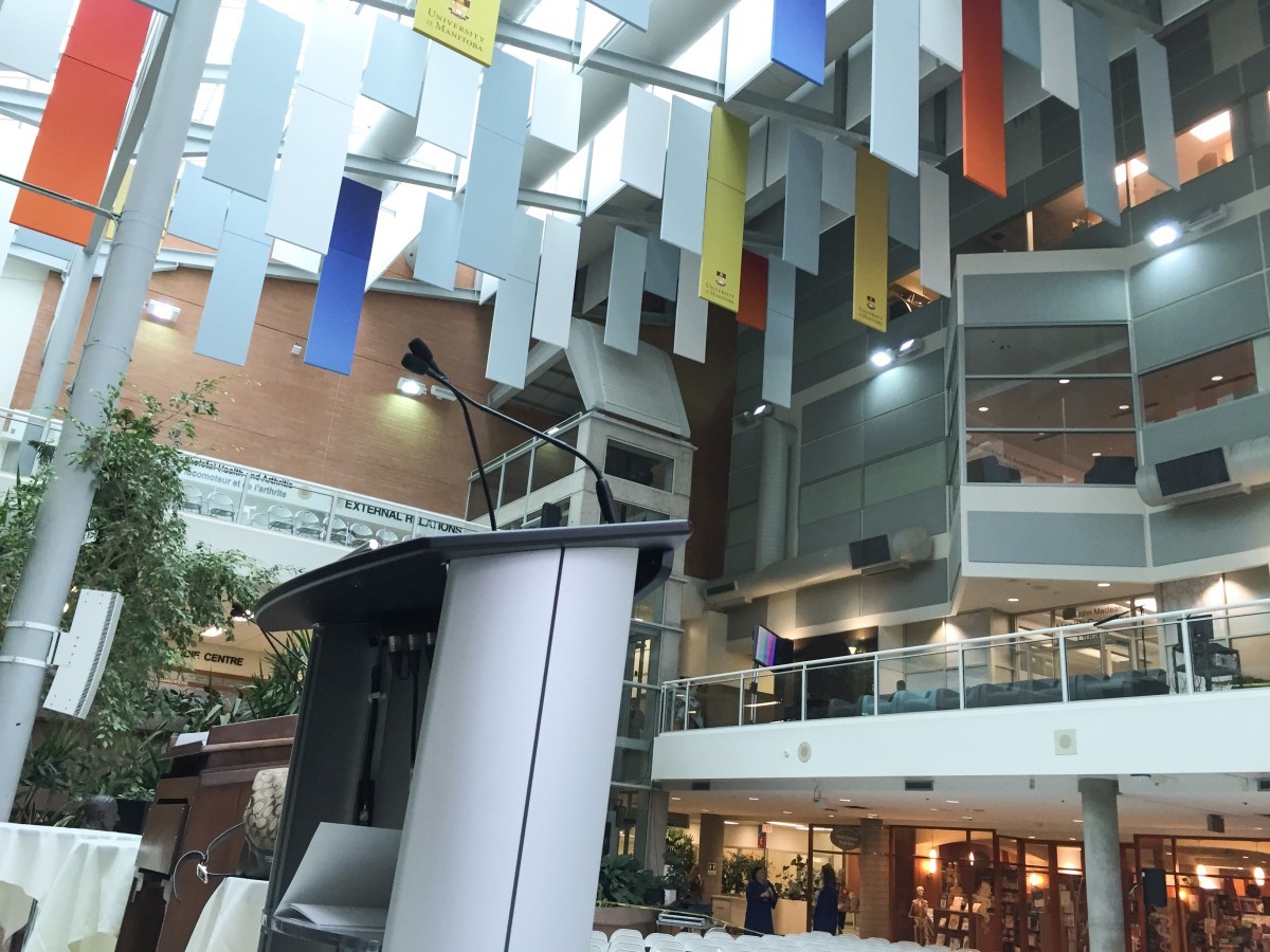 Inside the Brodie Centre on May 12, 2016.