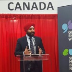 Federal Minister of Innovation, Science and Economic Development Navdeep Bains at BIO2016. // Photo by Jyoti Balhara