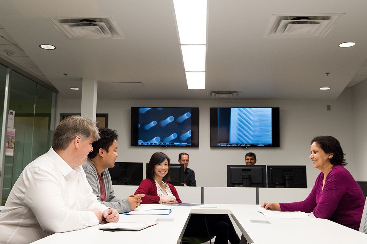 The training facility classroom at MIM provides easy access to the equipment and helps foster colloboration. // Photo by Katie Chalmers-Brooks