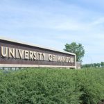 University of Manitoba sign.