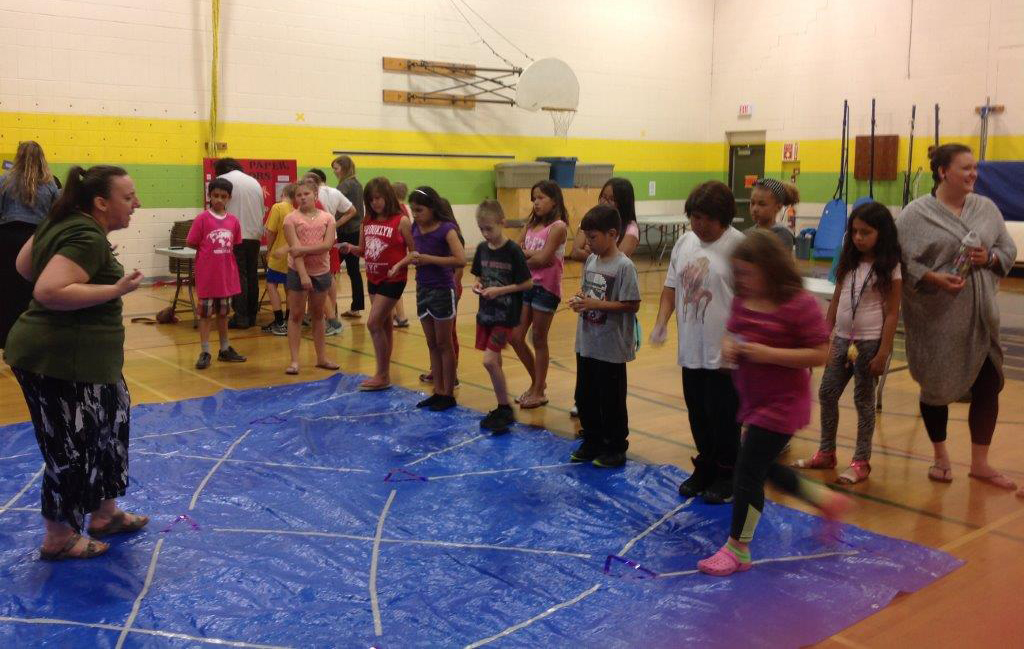 Students at Math Mania