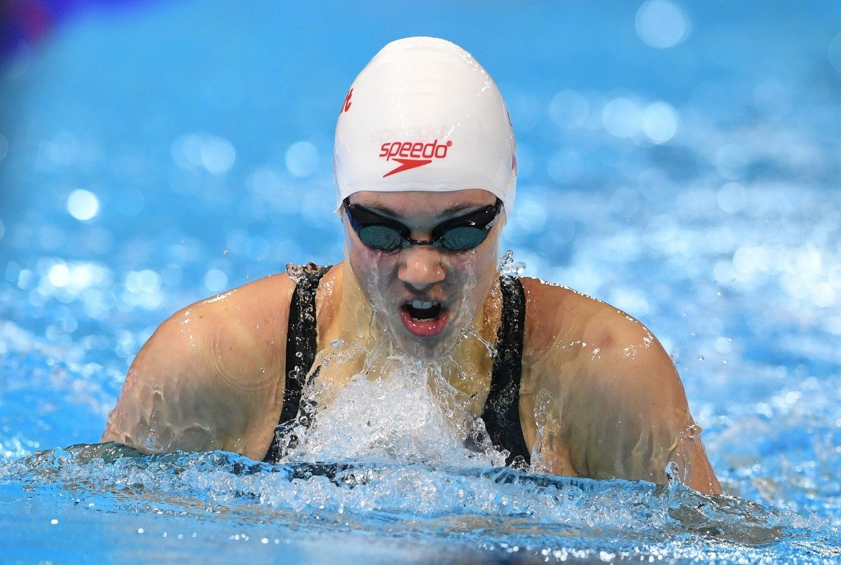 Bison Kelsey Wog // Photo credit: Kevin Jarrold / Swimming Canada