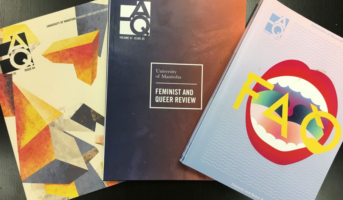 Covers of previous issues of FAQ