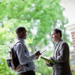 Student and Professor Talking