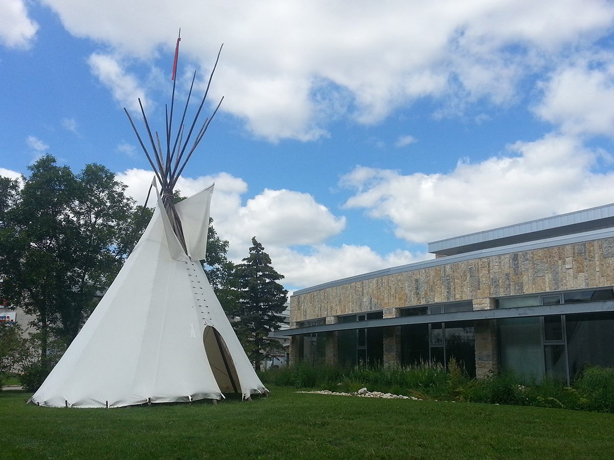 Migizii Agamik with Teepee