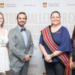 (L-R) Karissa Kirkup, Mario Solis Nepote, Charlene Hallett and Anjali Yadav at the 2017 Emerging Leaders event.