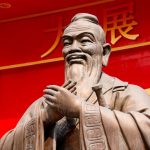 Confucius sculpture