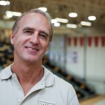 Bison men's volleyball coach Garth Pischke