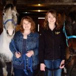 Alana Bruneau (right) is graduating from the Agriculture Diploma program on Friday. Her mom, Danielle Duval-Bruneau, graduated from the same program in 1994. Photo credit: Brian Comeault Photography