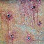 Bonnie Marin, The Oval Portrait, mixed media.