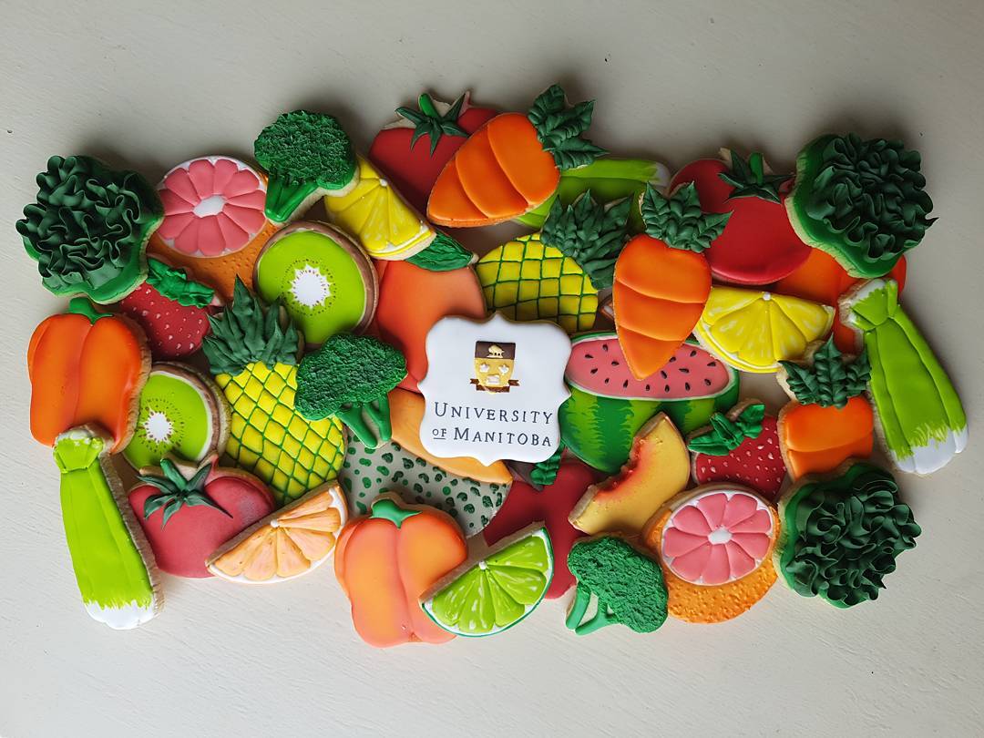 Instagram photo of graduation cookies