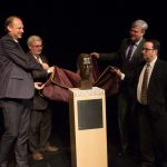 Vaclav Havel Bust Unveiling