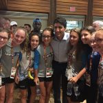 An athletes village visit from Prime Minister Trudeau. @umanitoba @JustinTrudeau #umanitoba #JCG2017