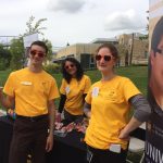 Faculty and staff helping out at Orientation activities in 2016