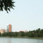 A beautiful view of the University of Manitoba from across the Red River, taken by @mariakostina2402