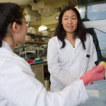 Researcher Julie Ho in her lab