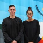 Bike Kiosk mural - artists Dee Barsy and Kenneth Lavallee.