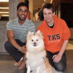 Mentor Kapilan with Mentee Nathan at Pause for Paws